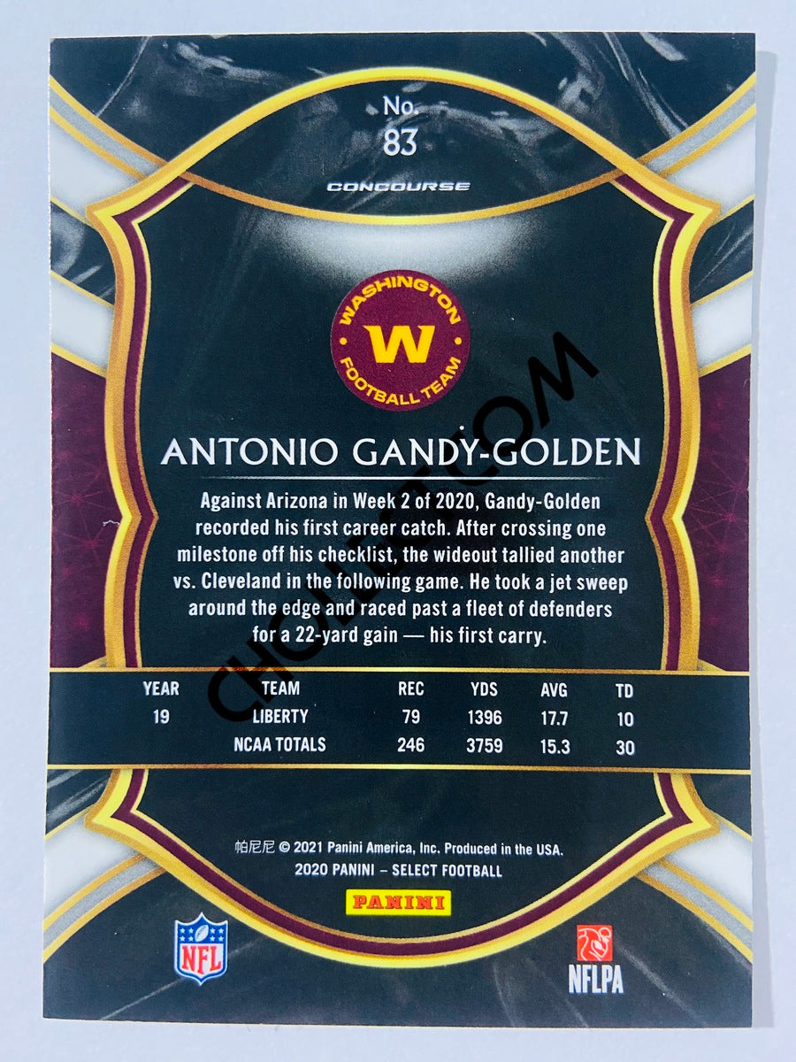 Antonio Gandy-Golden - Washington 2020 Panini Select Concourse Level RC Rookie #83