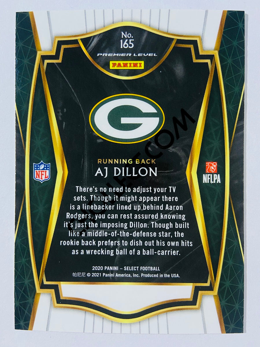 AJ Dillon - Green Bay Packers 2020 Panini Select Premier Level #107