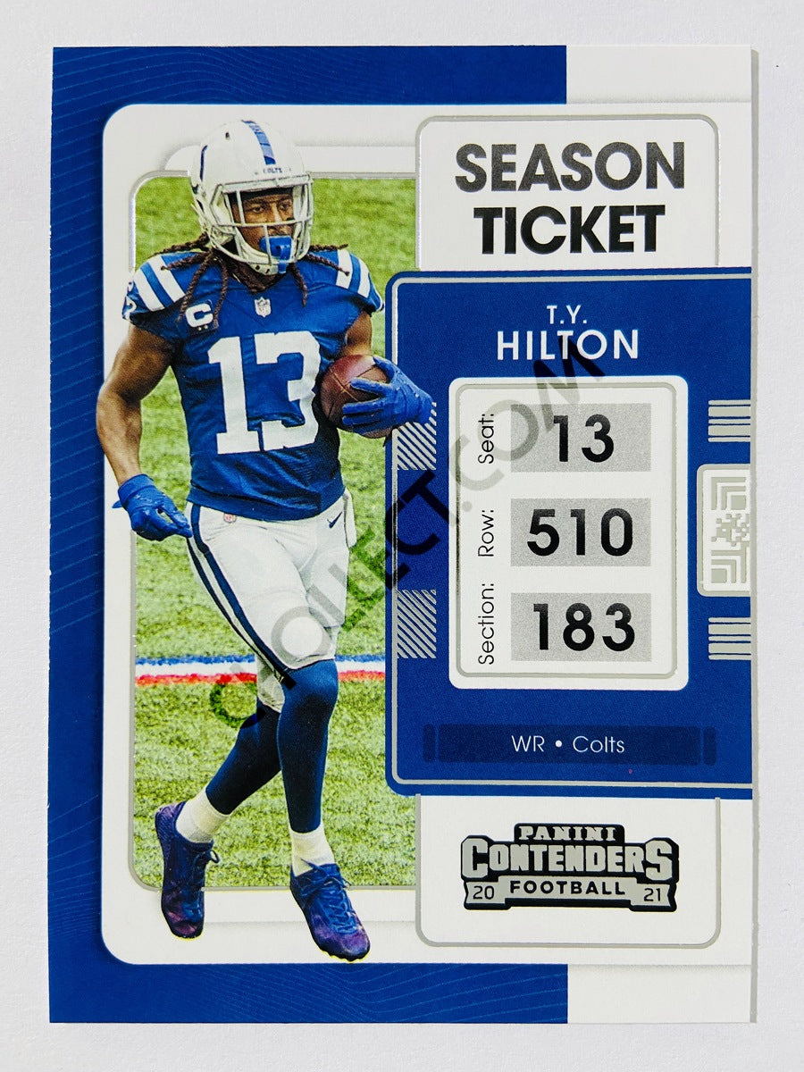 T.Y.Hilton - Indianapolis Colts 2021 Panini Contenders Season