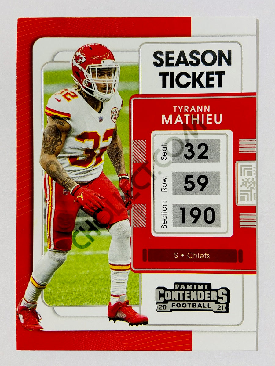 Tyrann Mathieu - Kansas City Chiefs 2021 Panini Contenders Season