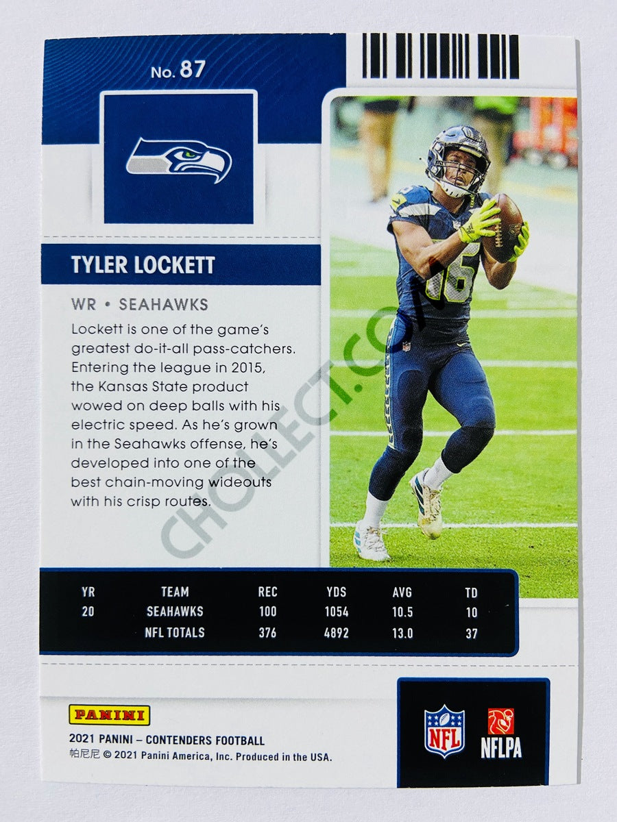 Tyler Lockett - Seattle Seahawks 2021 Panini Contenders Season Ticket #87
