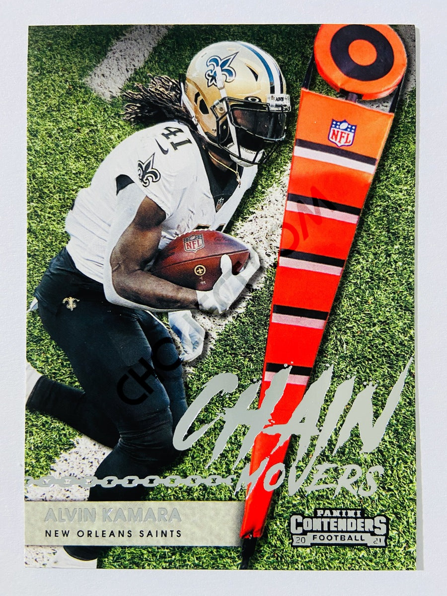 Alvin Kamara - New Orlean Saints 2021 Panini Contenders Chain Movers #CM-AKA