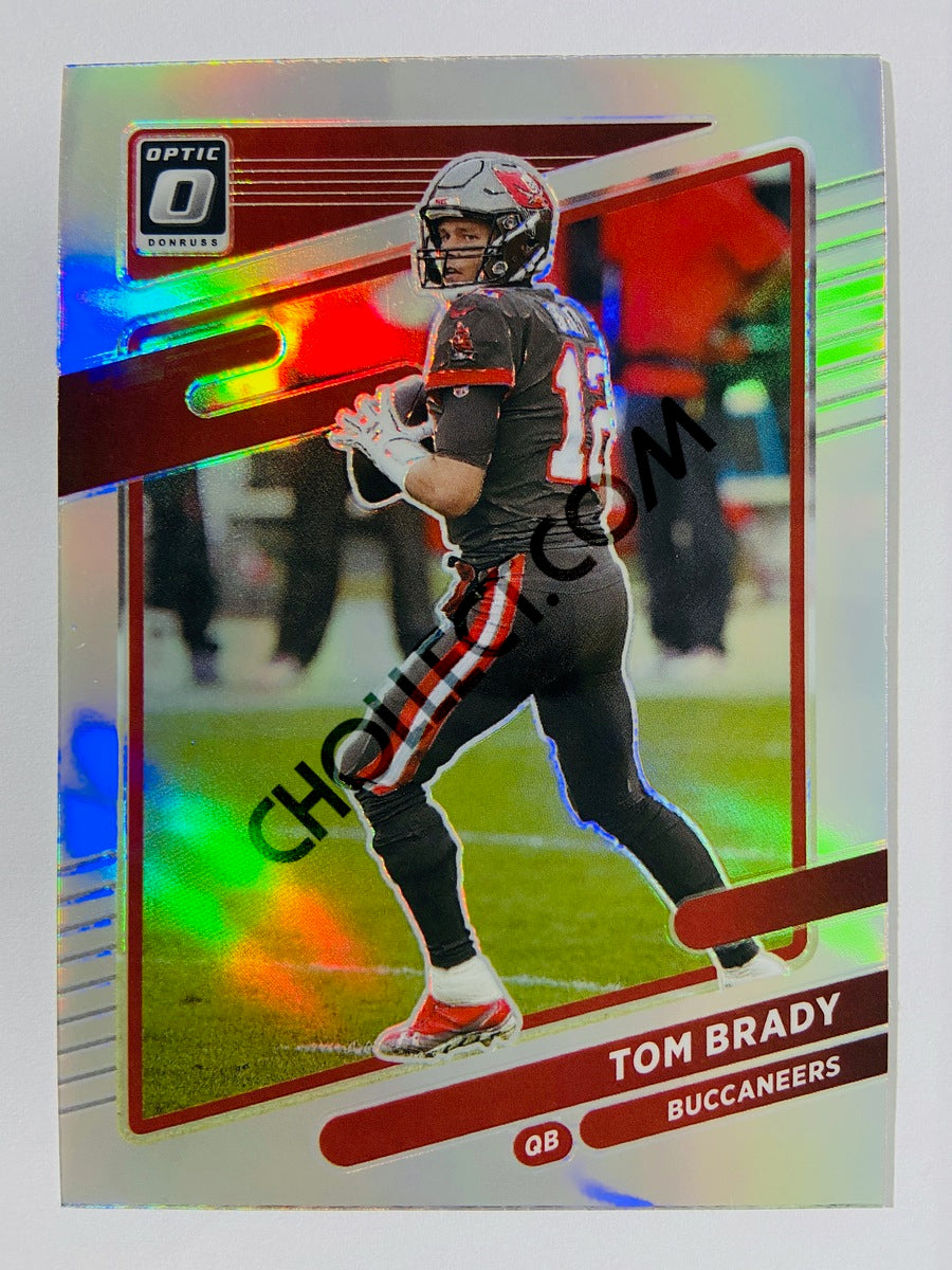 2020 Panini Select Football Card #101 Tom Brady Green Die-Cut