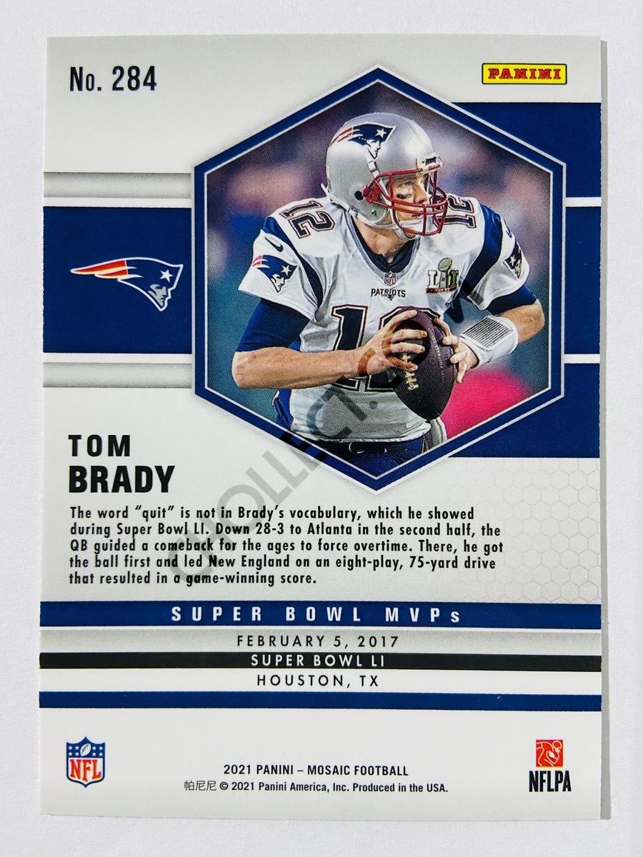 Tom Brady – New England Patriots 2021 Panini Mosaic Super Bowl MVPs #284