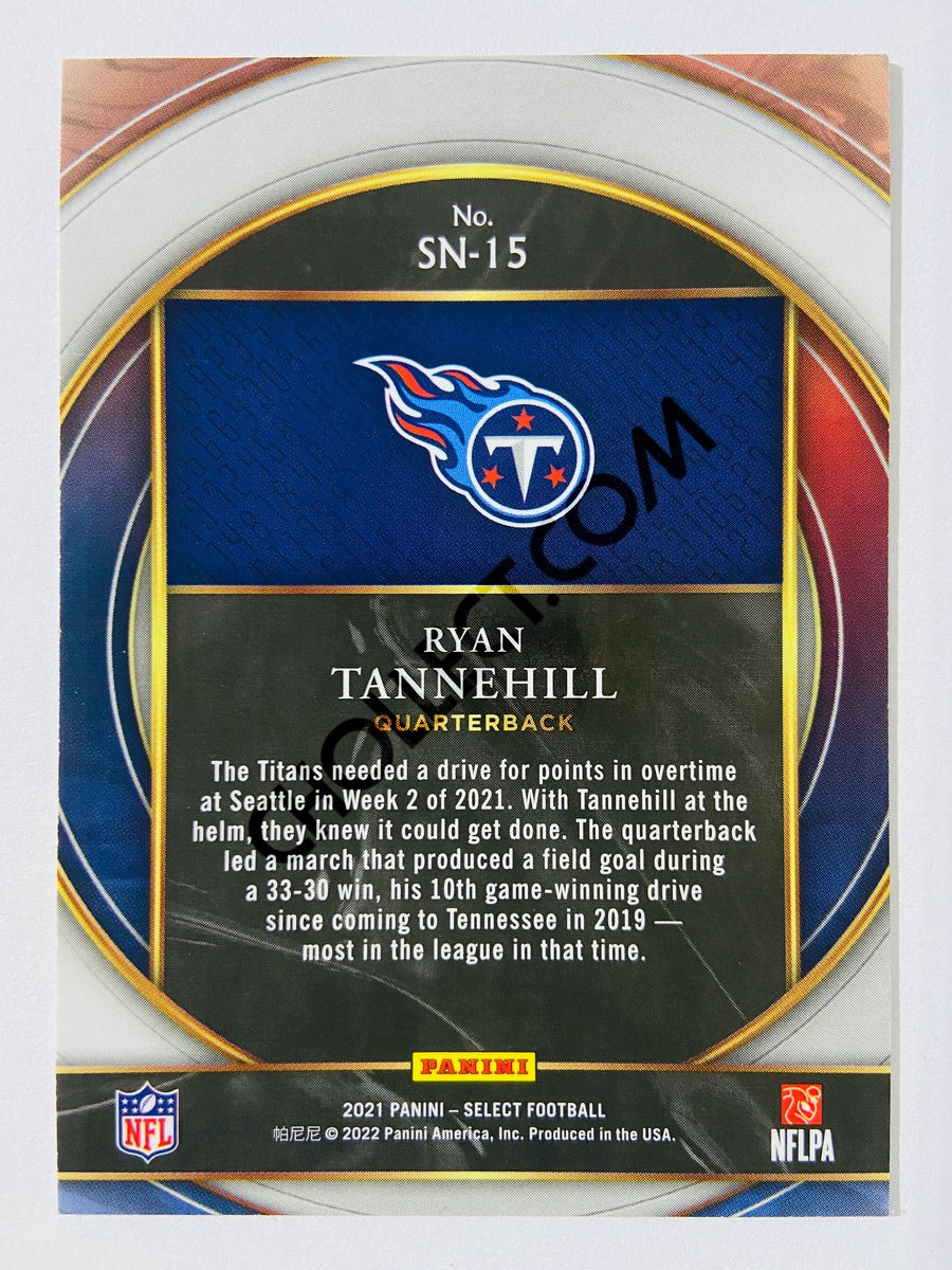 Ryan Tannehill - Tennessee Titans 2021 Panini Select Numbers #SN-15