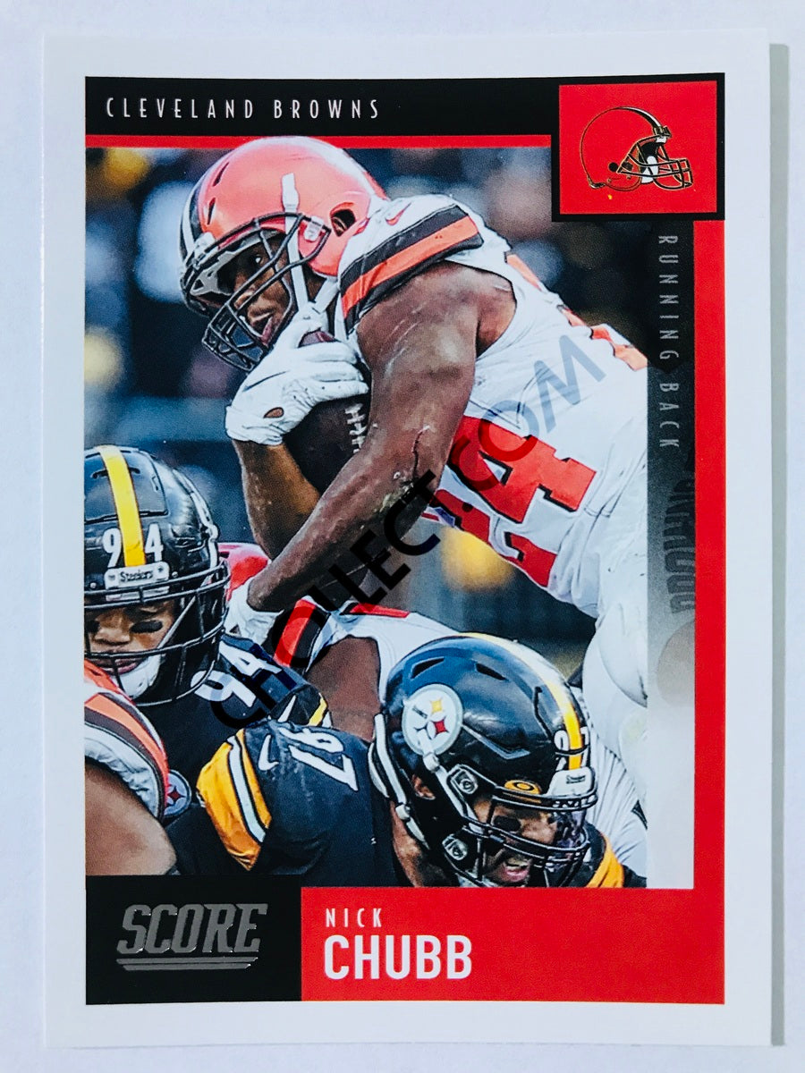 Nick Chubb - Cleveland Browns 2020 Panini Score #66 –