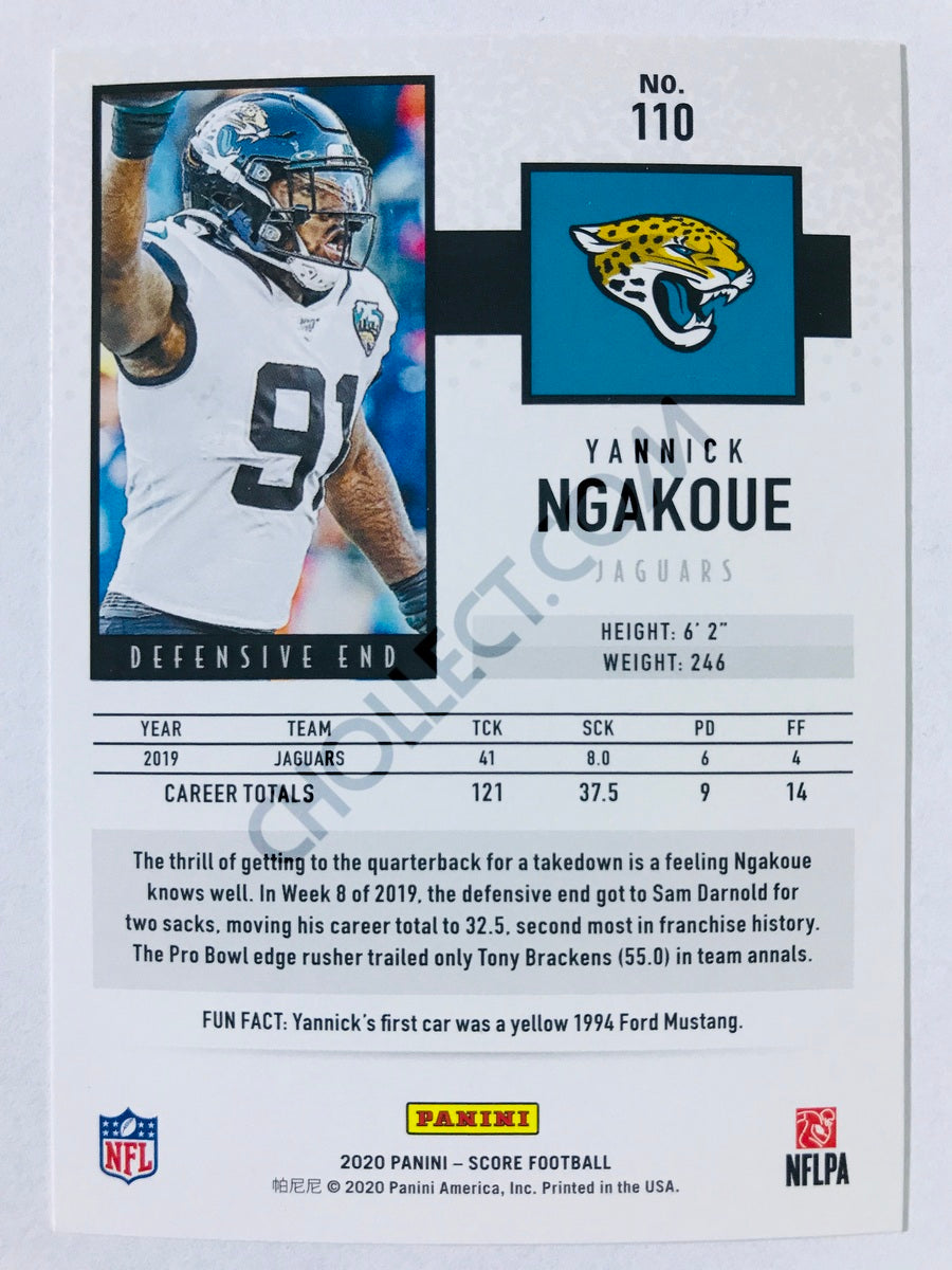 Yannick Ngakoue - Jacksonville Jaguars 2020 Panini Score #110