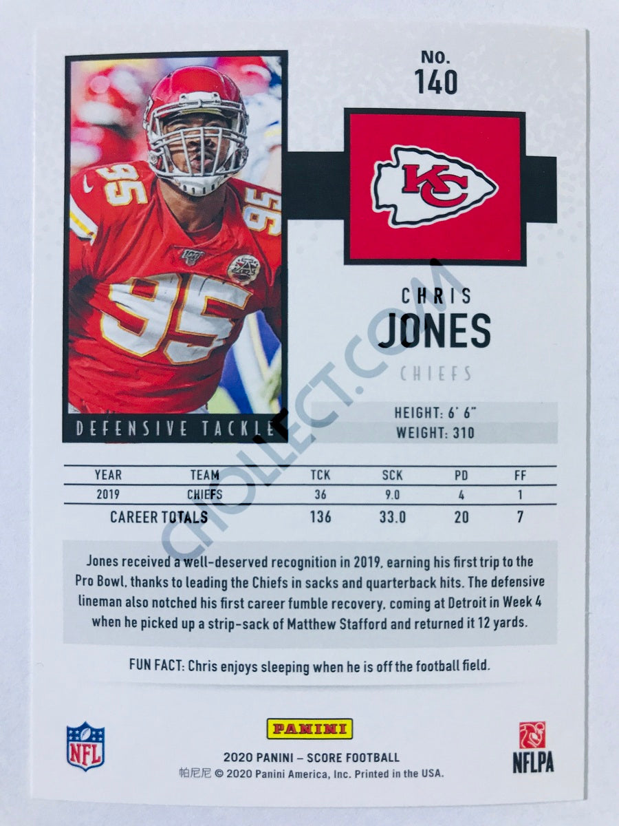 Chris Jones - Kansas City Chiefs 2020 Panini Score #140
