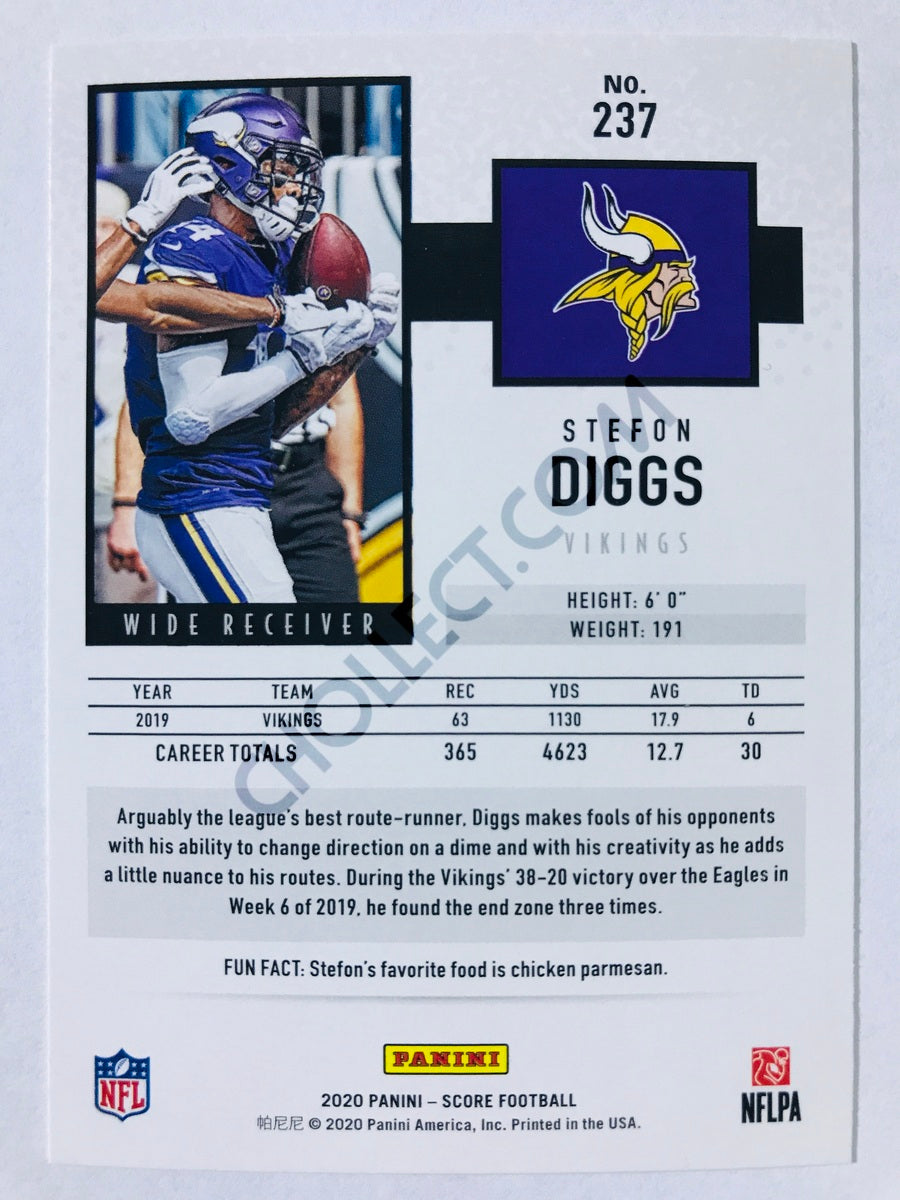 Stefon Diggs - Minnesota Vikings 2020 Panini Score #237
