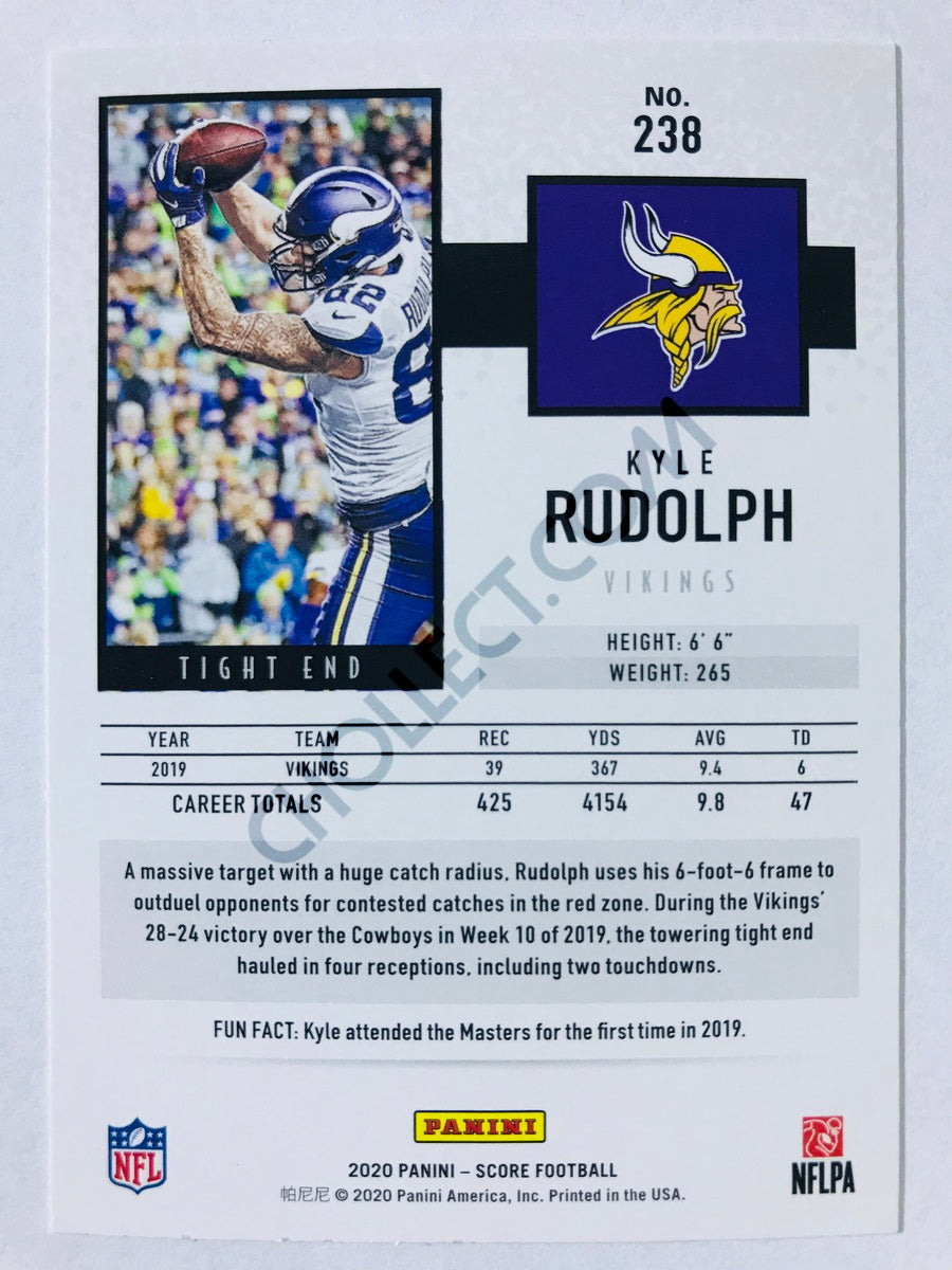 Kyle Rudolph - Minnesota Vikings 2020 Panini Score #238