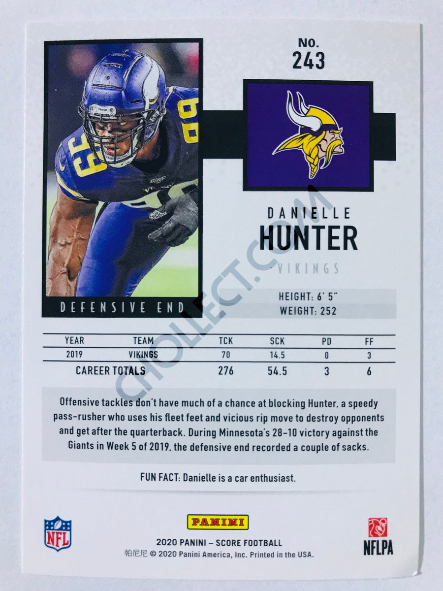 Danielle Hunter - Minnesota Vikings 2020 Panini Score #243
