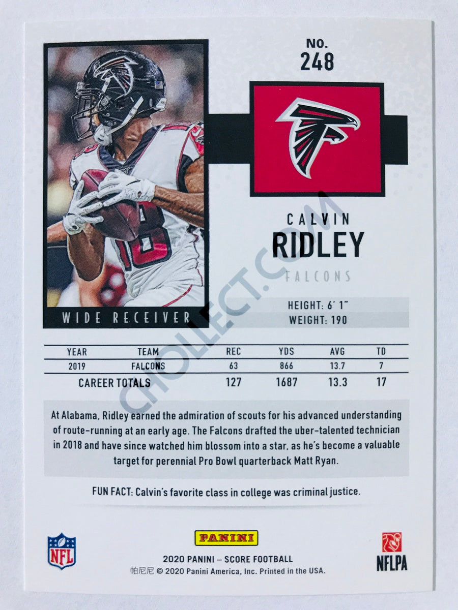 Calvin Ridley - Atlanta Falcons 2020 Panini Score #248