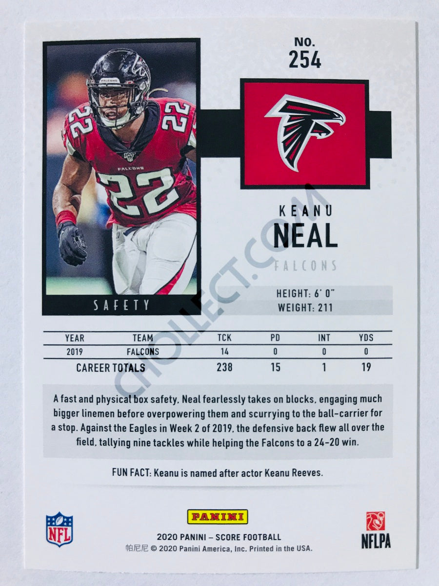 Keanu Neal - Atlanta Falcons 2020 Panini Score #254