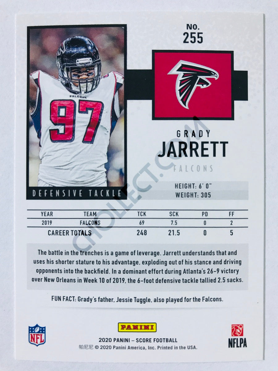 Grady Jarrett - Atlanta Falcons 2020 Panini Score #255