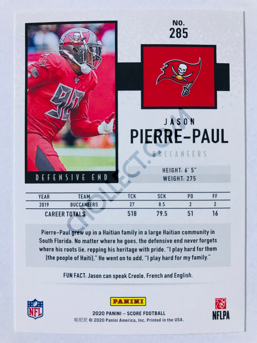 Jason Pierre-Paul - Tampa Bay Buccaneers 2020 Panini Score #285