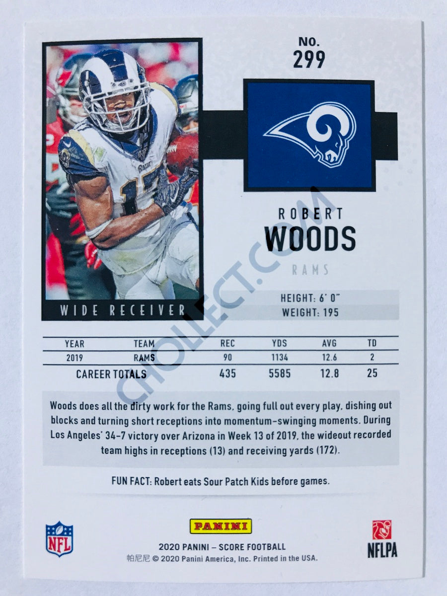 Robert Woods - Los Angeles Rams 2020 Panini Score #299