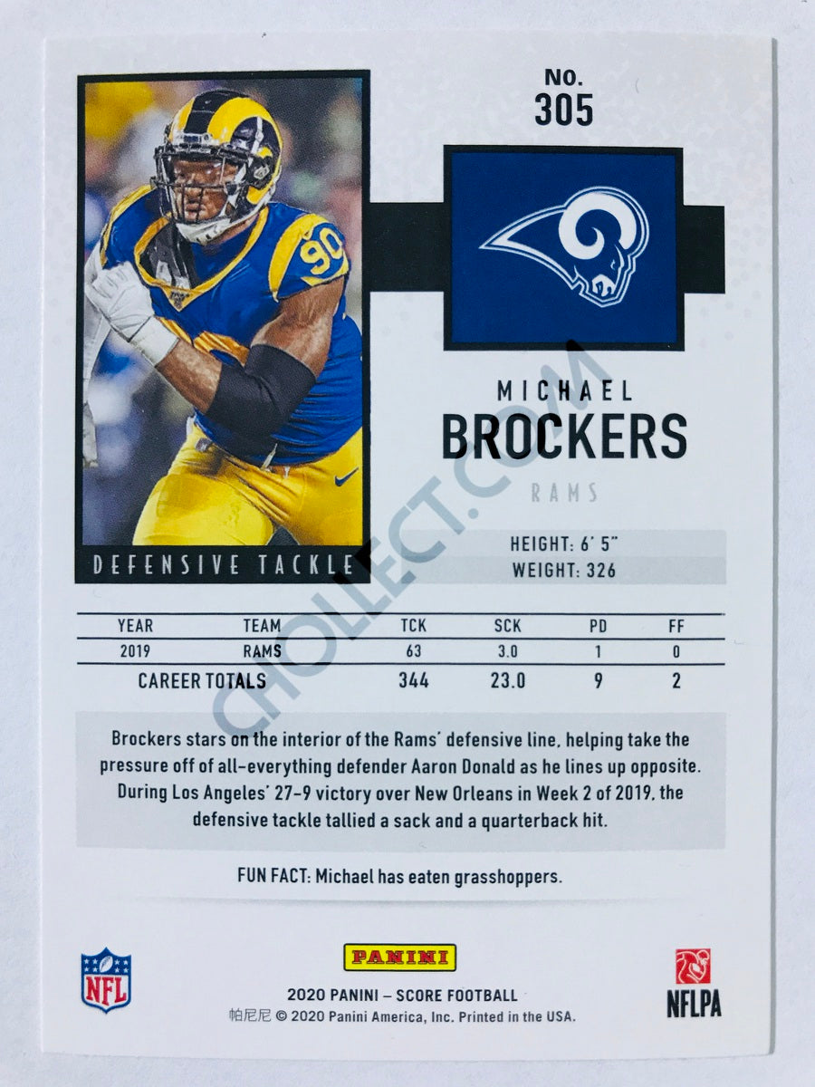 Michael Brockers - Los Angeles Rams 2020 Panini Score #305