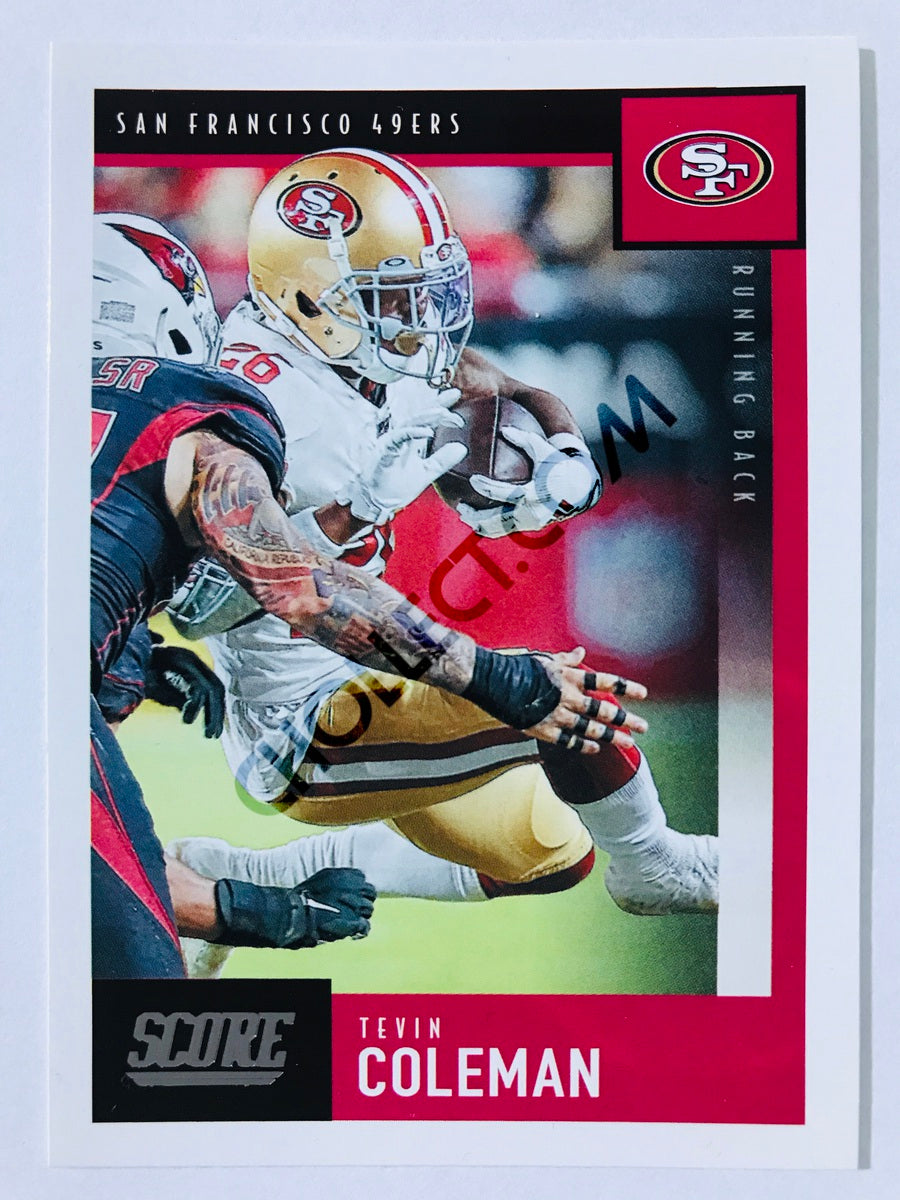 Tevin Coleman - San Francisco 49ers 2020 Panini Score #313