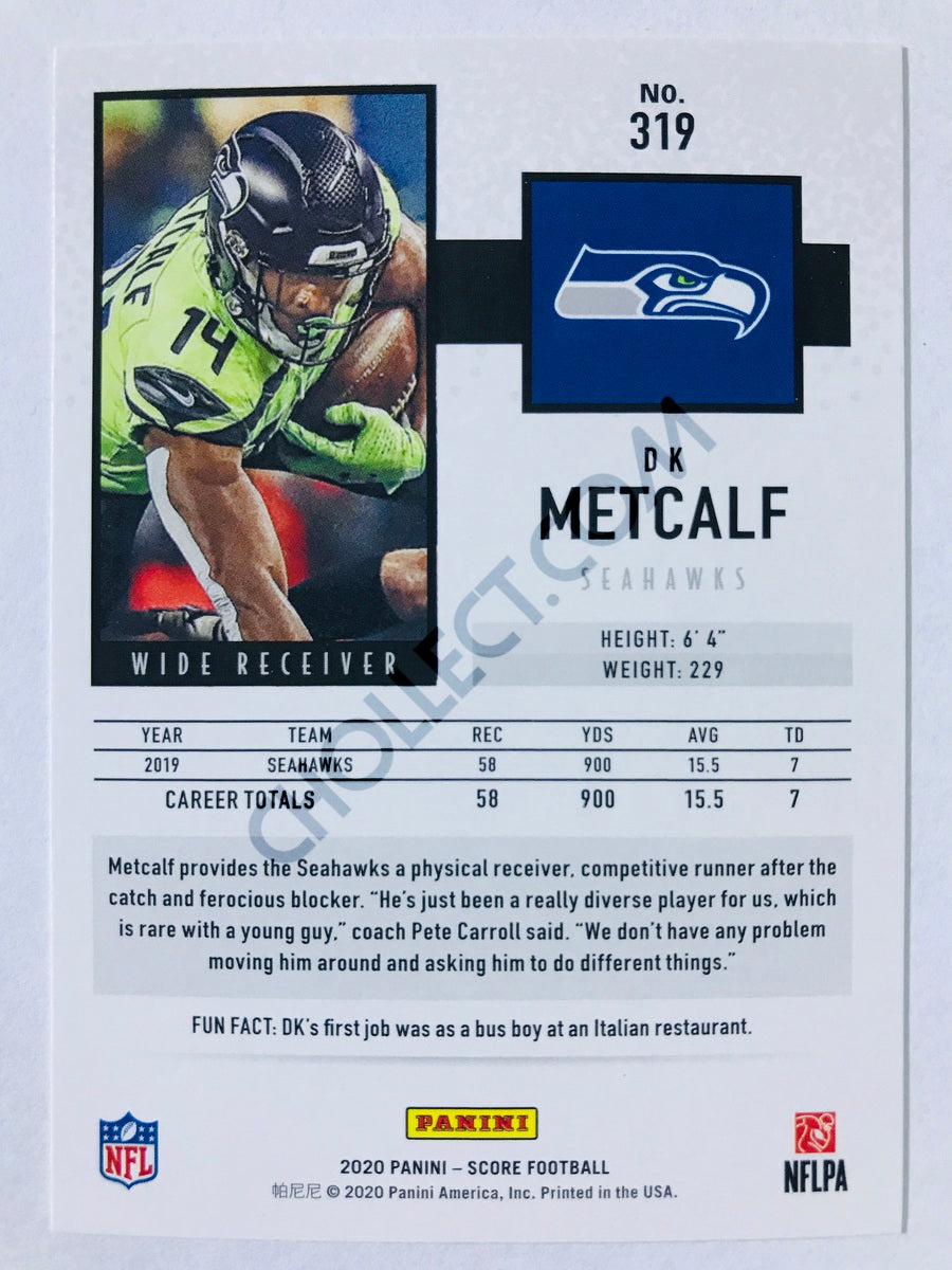 DK Metcalf - Seattle Seahawks 2020 Panini Score #319