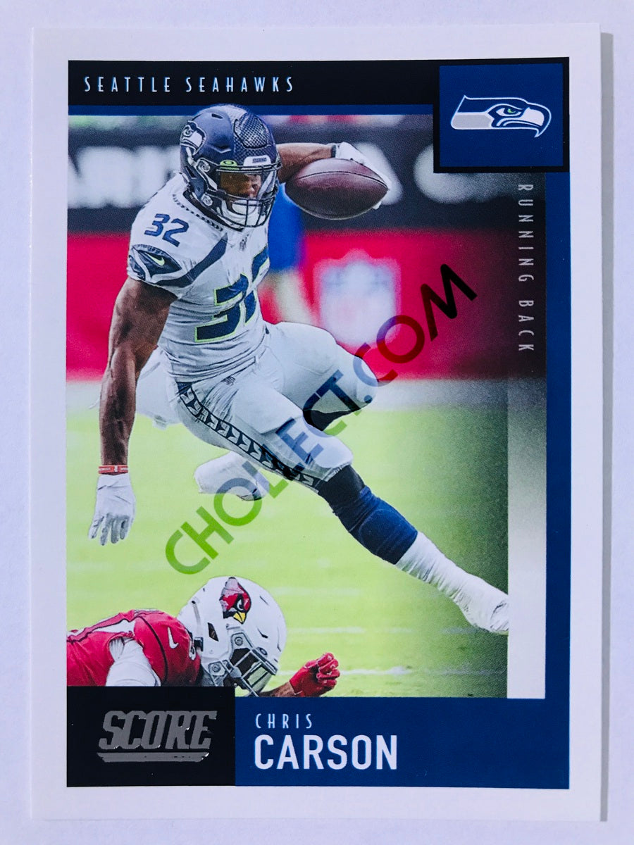 Chris Carson - Seattle Seahawks 2020 Panini Score #324