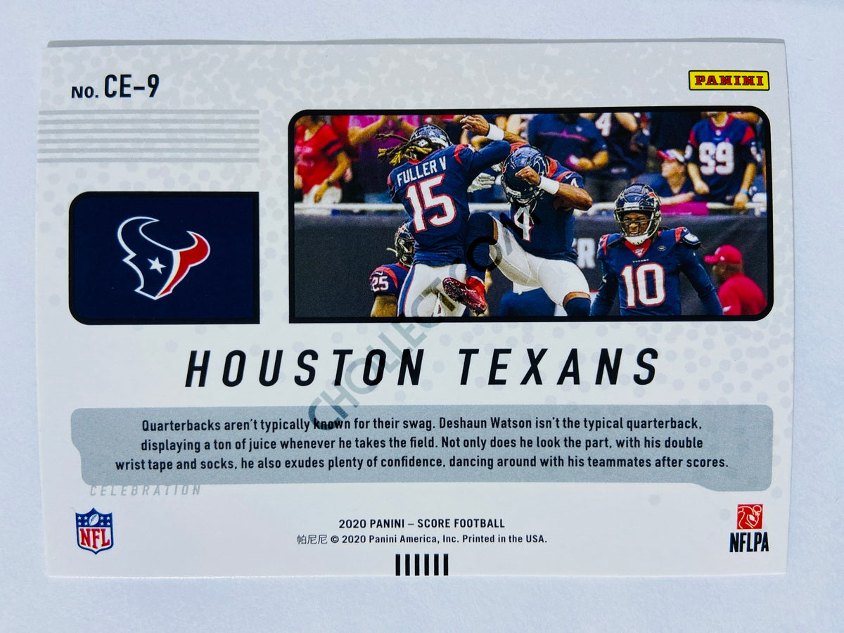 Deshaun Watson - Houston Texans 2020 Panini Score Celebration Insert #CE-9
