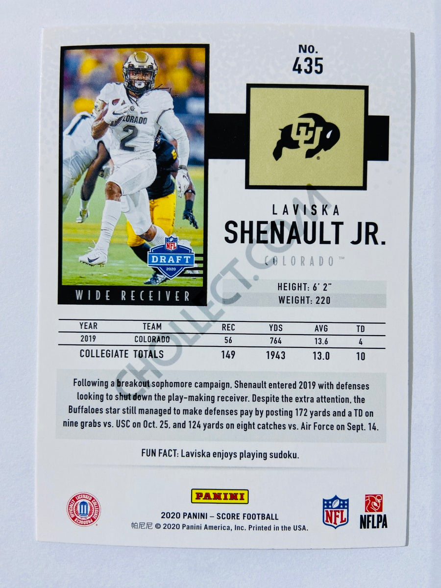 Laviska Shenault Jr. - Colorado Buffaloes 2020 Panini Score RC Rookie #435