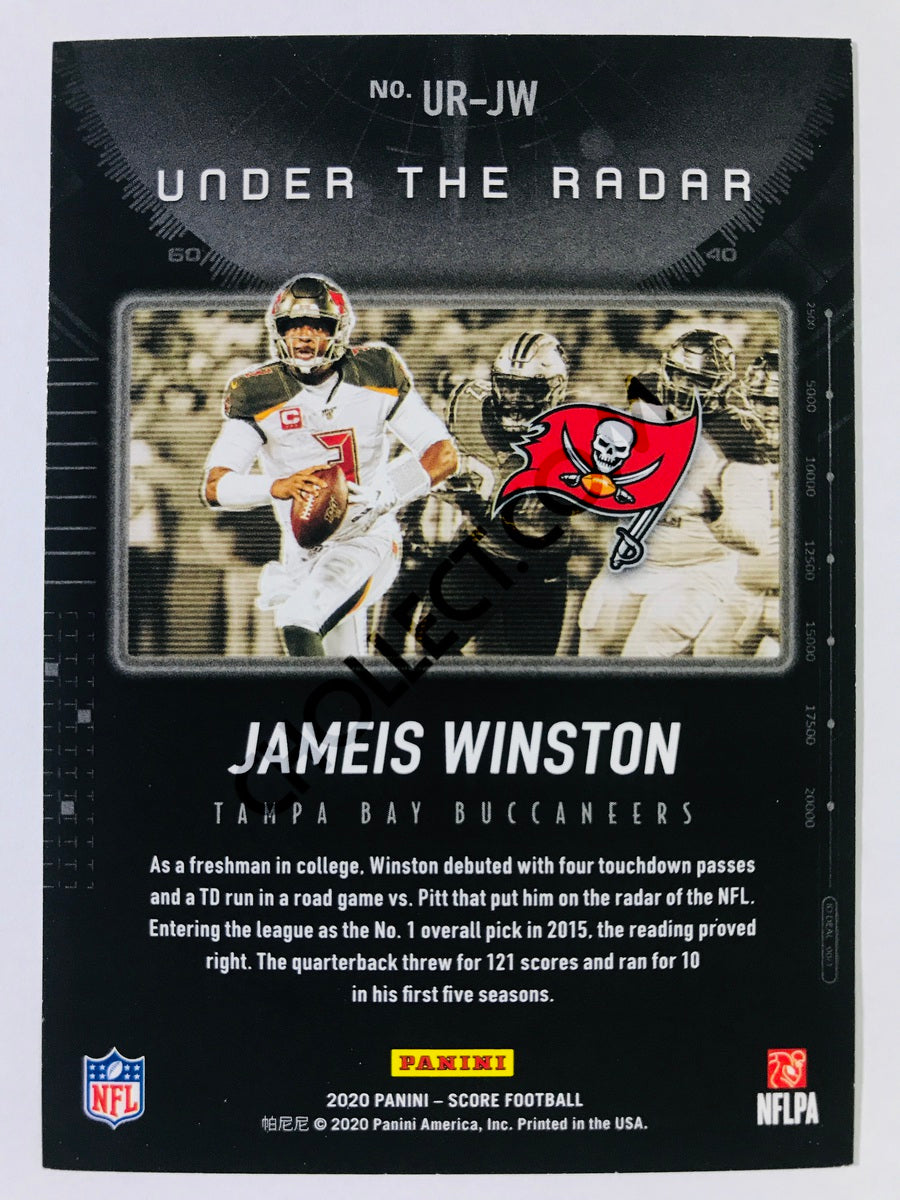 Jameis Winston - Tampa Bay Buccaneers 2020 Panini Score Under The Radar Insert #2