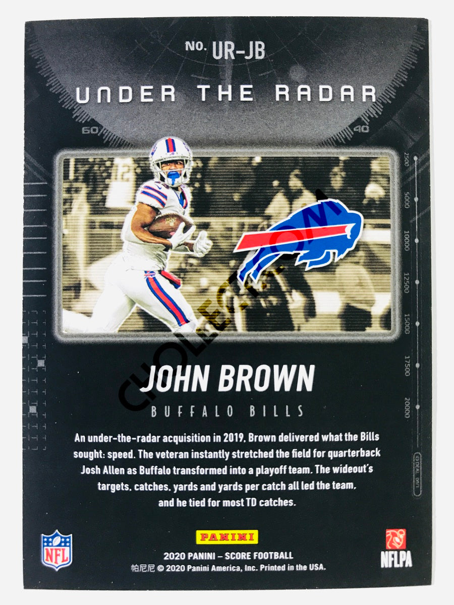 John Brown - Buffalo Bills 2020 Panini Score Under The Radar Insert #12