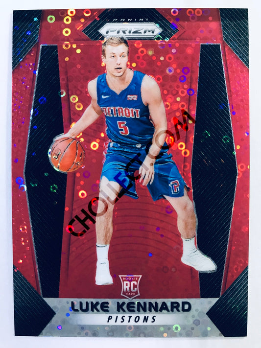 Luke Kennard - Detroit Pistons 2017-18 Panini Prizm RC Rookie #171 Fast Break Red /125