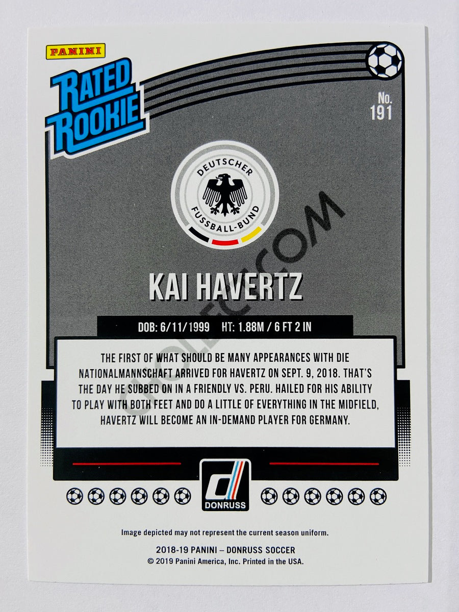 Kai Havertz - Germany 2018-19 Panini Donruss Rated Rookie #191