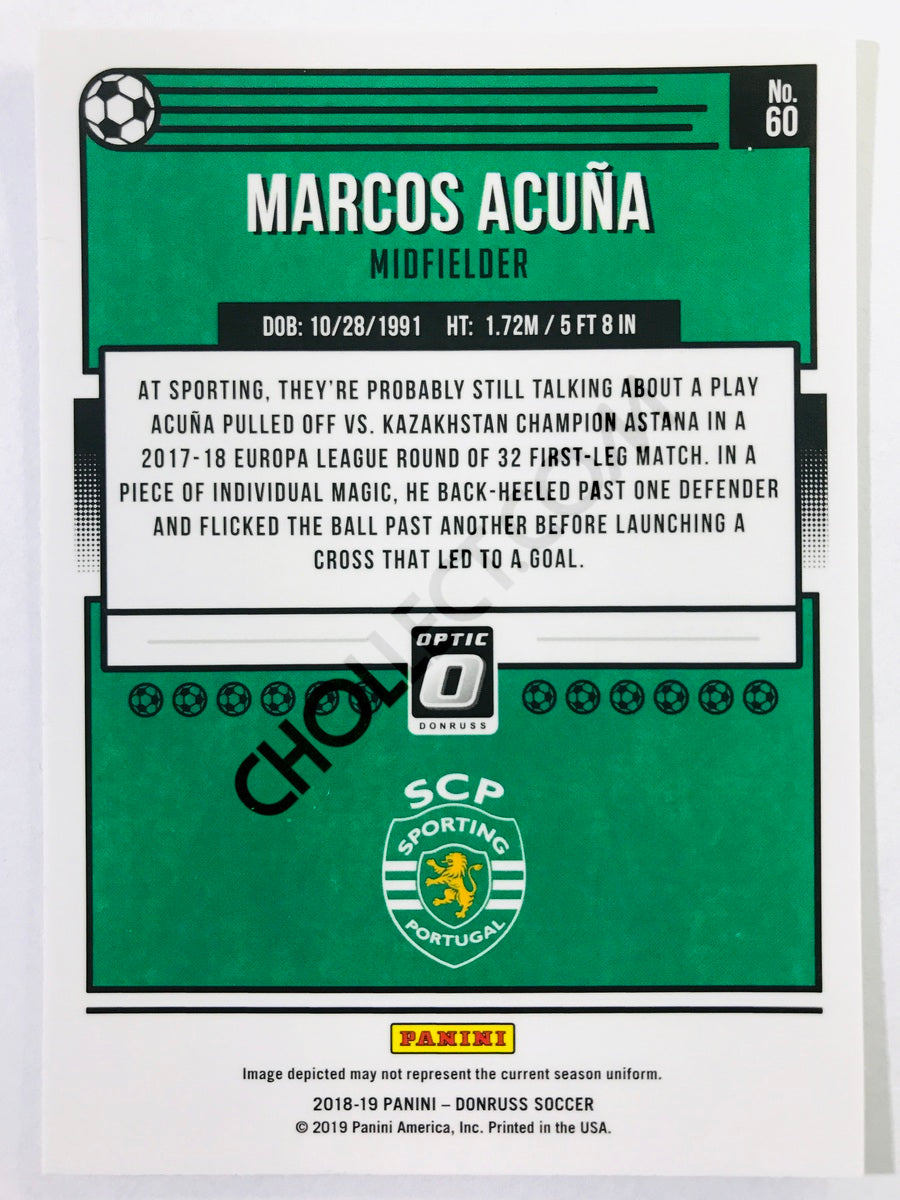 Marcos Acuna - Sporting CP 2018-19 Panini Donruss Optic #60