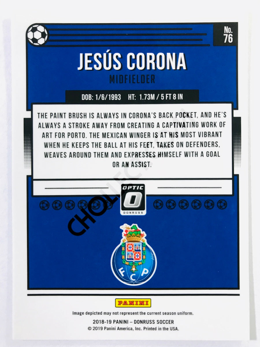 Jesus Corona - FC Porto 2018-19 Panini Donruss Optic #76