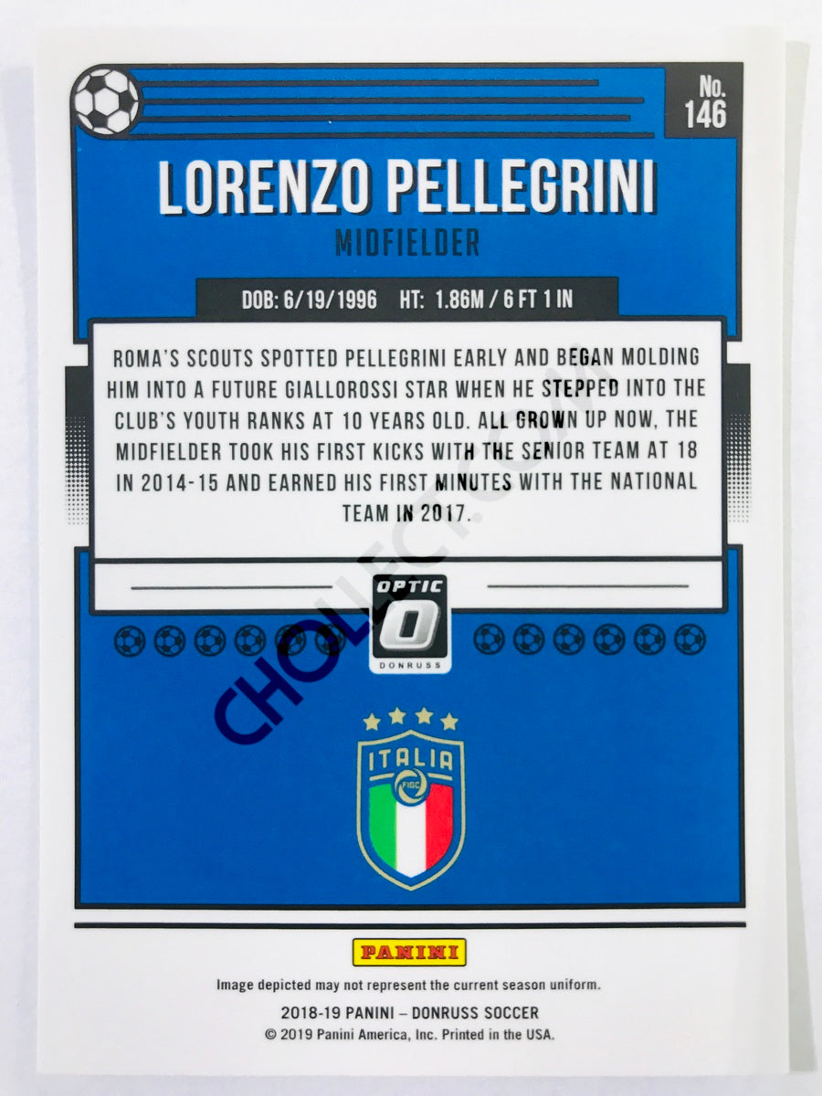 Lorenzo Pellegrini - Italy 2018-19 Panini Donruss Optic #146