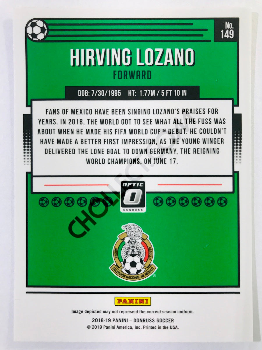 Hirving Lozano - Mexico 2018-19 Panini Donruss Optic #149