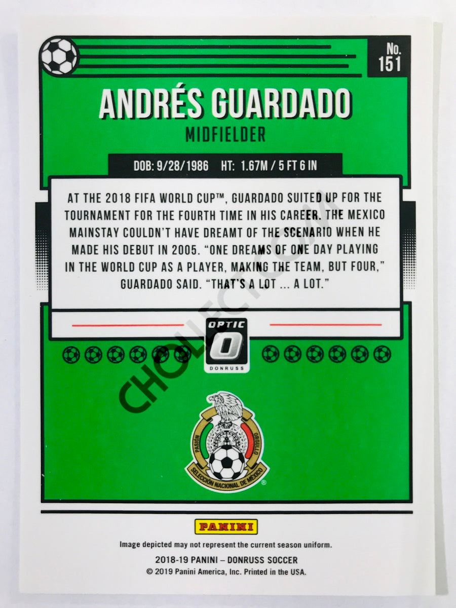 Andres Guardado - Mexico 2018-19 Panini Donruss Optic #151