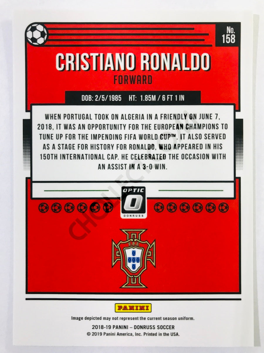 Cristiano Ronaldo - Portugal 2018-19 Panini Donruss Optic #158