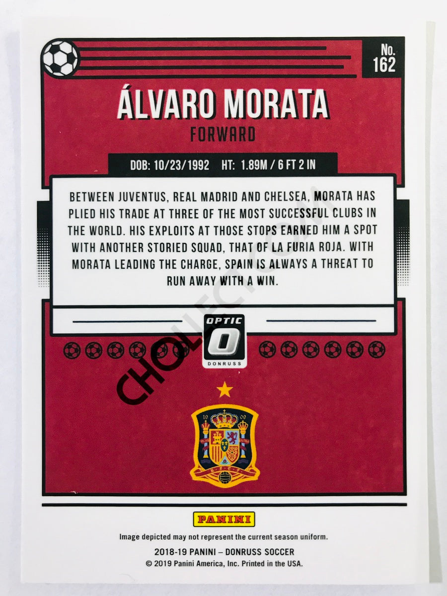 Alvaro Morata - Spain 2018-19 Panini Donruss Optic #162