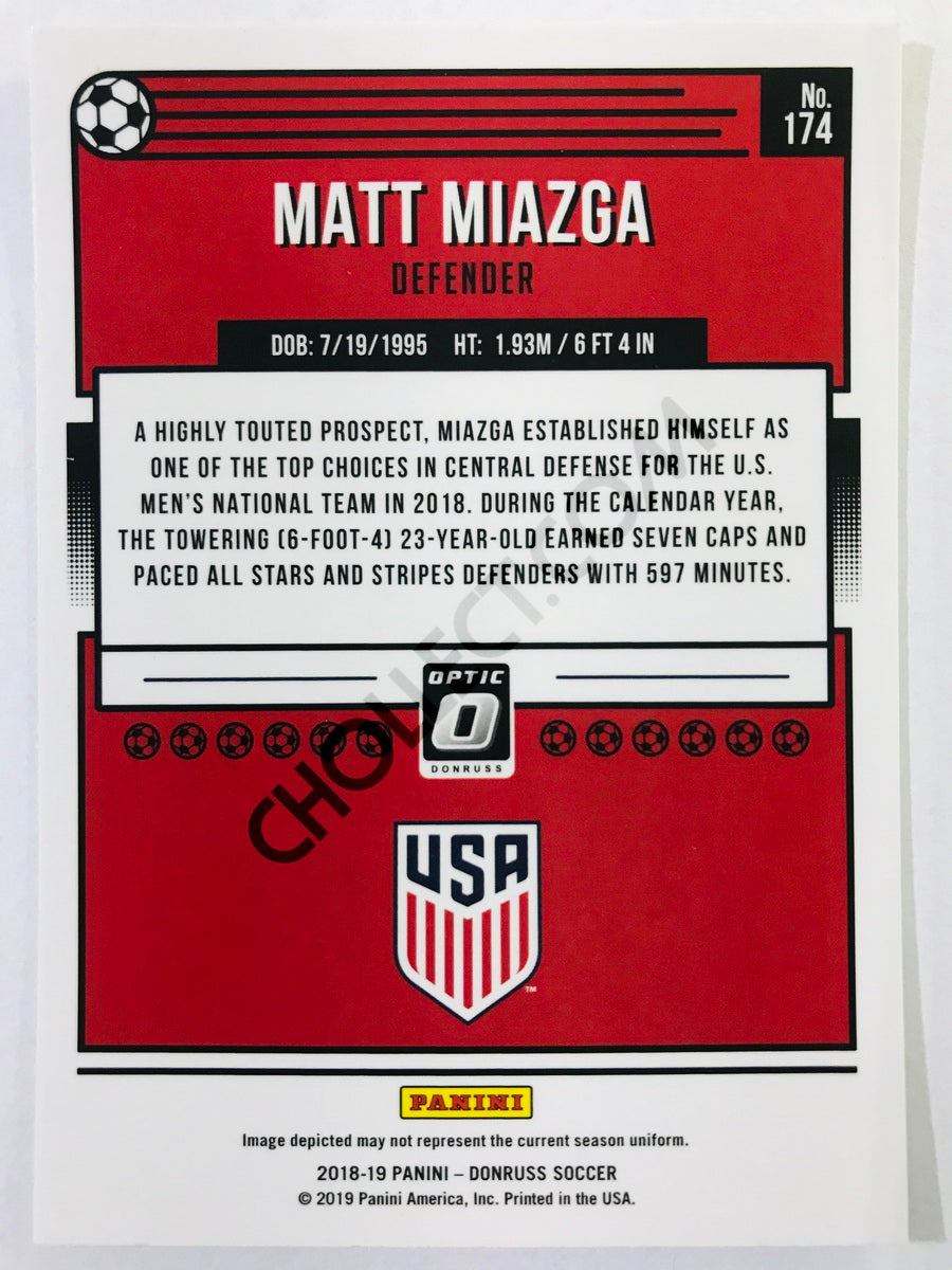 Matt Miazga - United States 2018-19 Panini Donruss Optic #174
