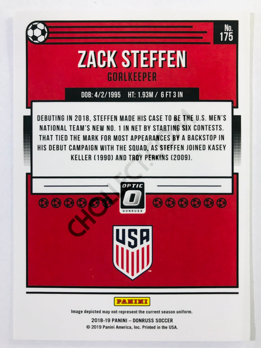 Zack Steffen - United States 2018-19 Panini Donruss Optic #175