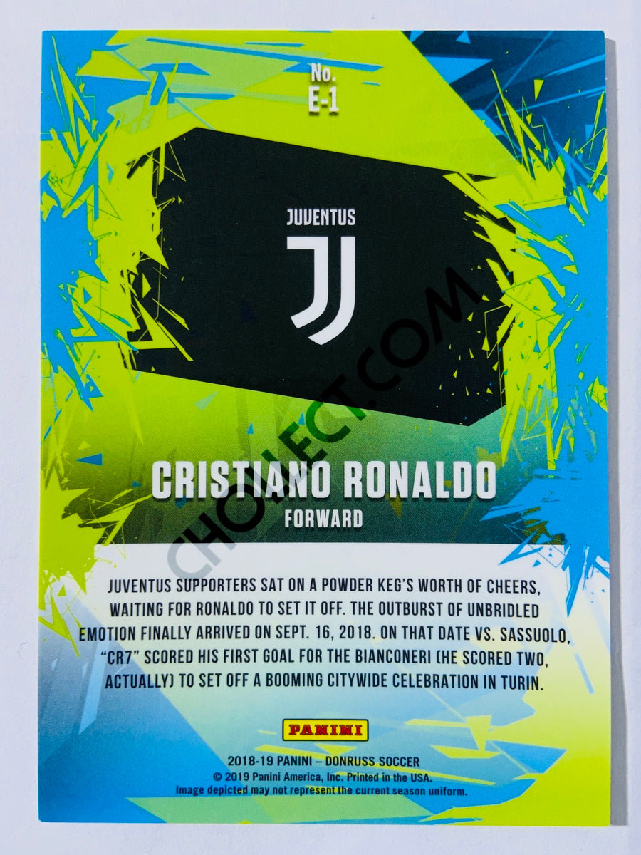 Cristiano Ronaldo - Juventus 2018-19 Panini Donruss Optic Explosive #E-1