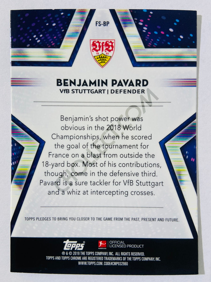 Benjamin Pavard - VfB Stuttgart 2018-19 Topps Chrome Bundesliga #FS-BP