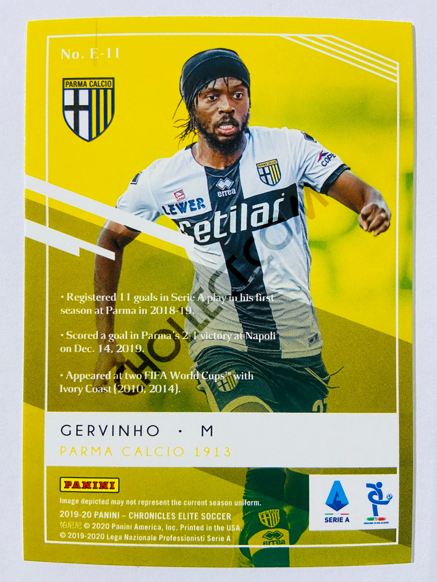 Gervinho - Parma Calcio 1913 2019-20 Panini Chronicles Elite Orange Parallel #E-11