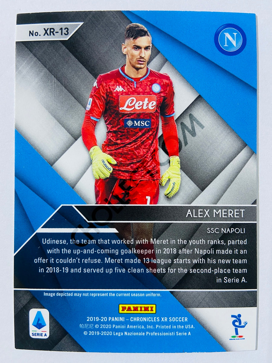Alex Meret - SSC Napoli 2019-20 Panini Chronicles XR Orange Parallel RC Rookie #13