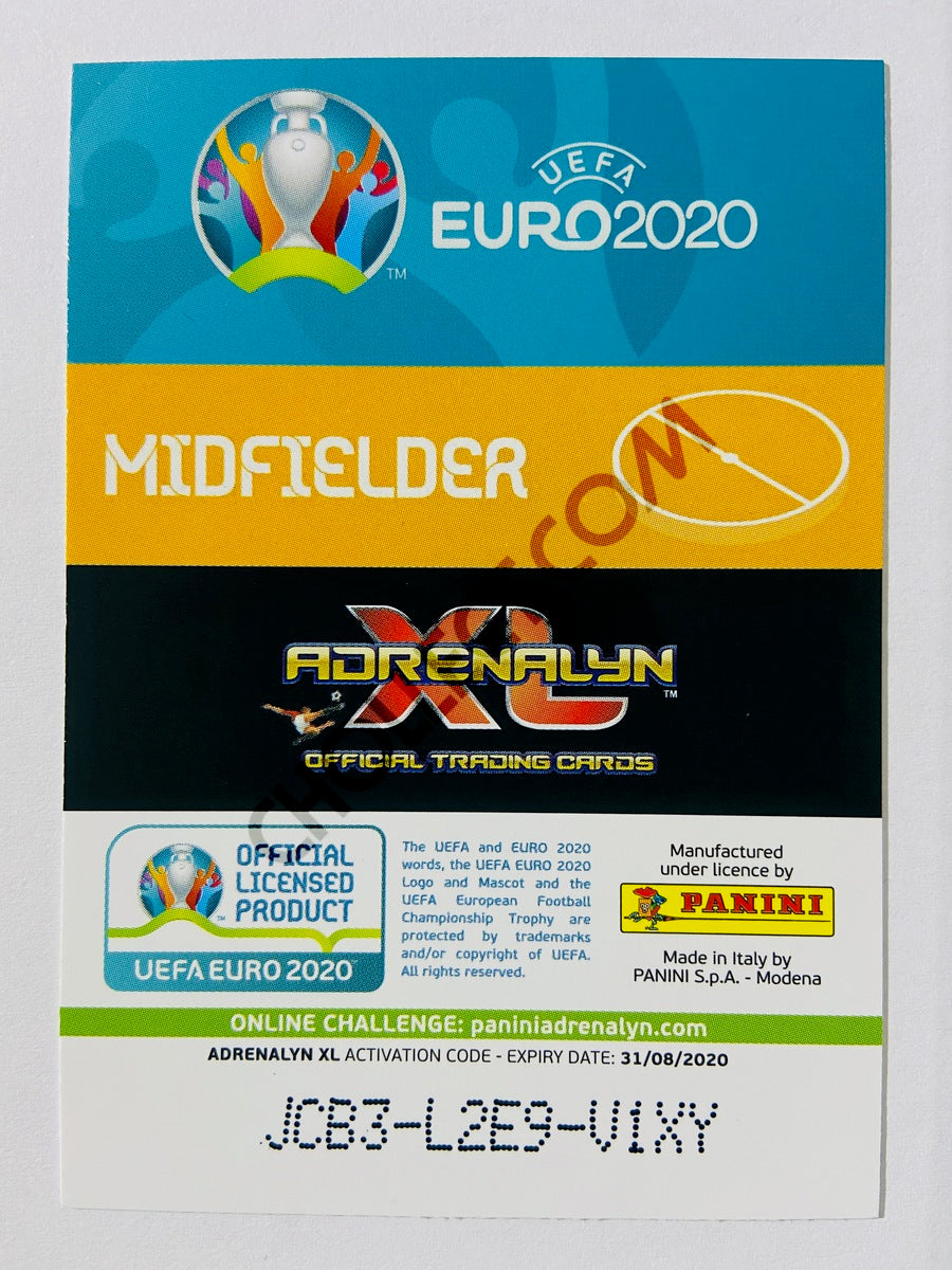 Kevin de Bruyne - Belgium 2020 Panini Adrenalyn XL UEFA Euro 2020 Team Mate #54