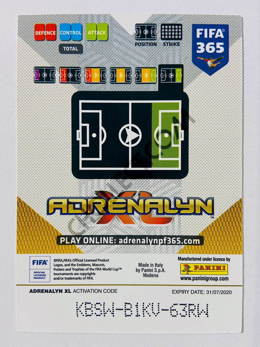 Neymar Jr. - Paris Saint-Germain 2020 Panini Adrenalyn XL FIFA 365 Team Mate #170