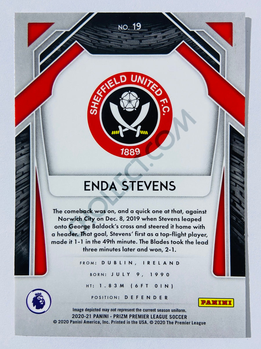 Enda Stevens - Sheffield United 2020-21 Panini Prizm Premier League #19