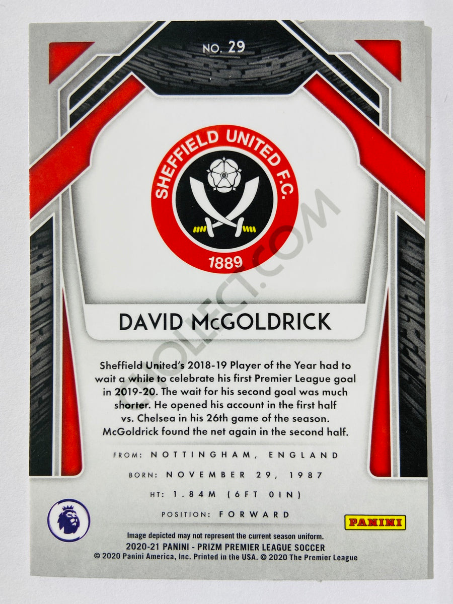 David McGoldrick - Sheffield United 2020-21 Panini Prizm Premier League #29