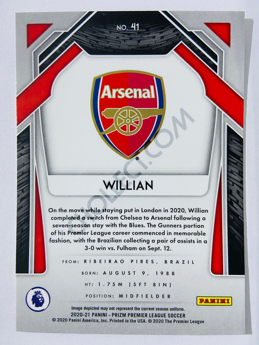 Willian - Arsenal 2020-21 Panini Prizm Premier League #41