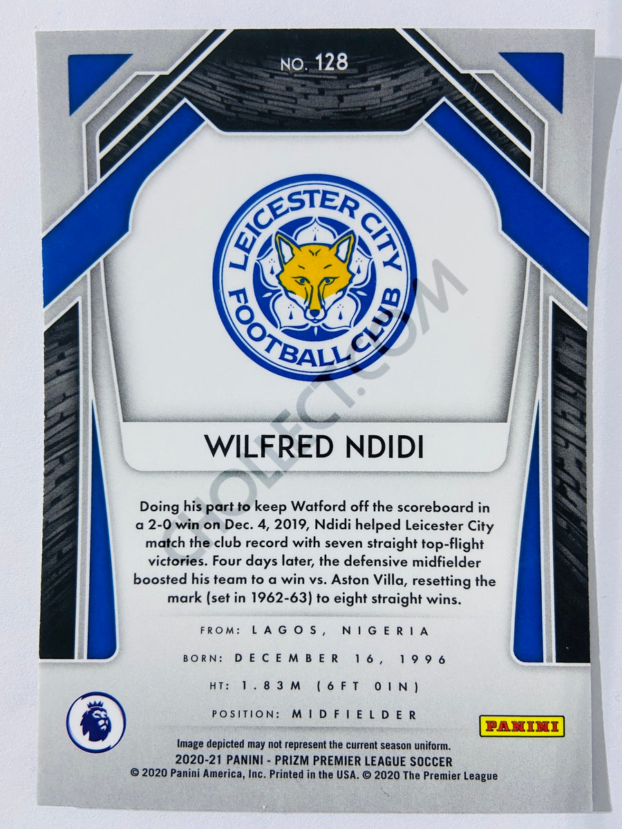 Wilfred Ndidi - Leicester City 2020-21 Panini Prizm Premier League #128