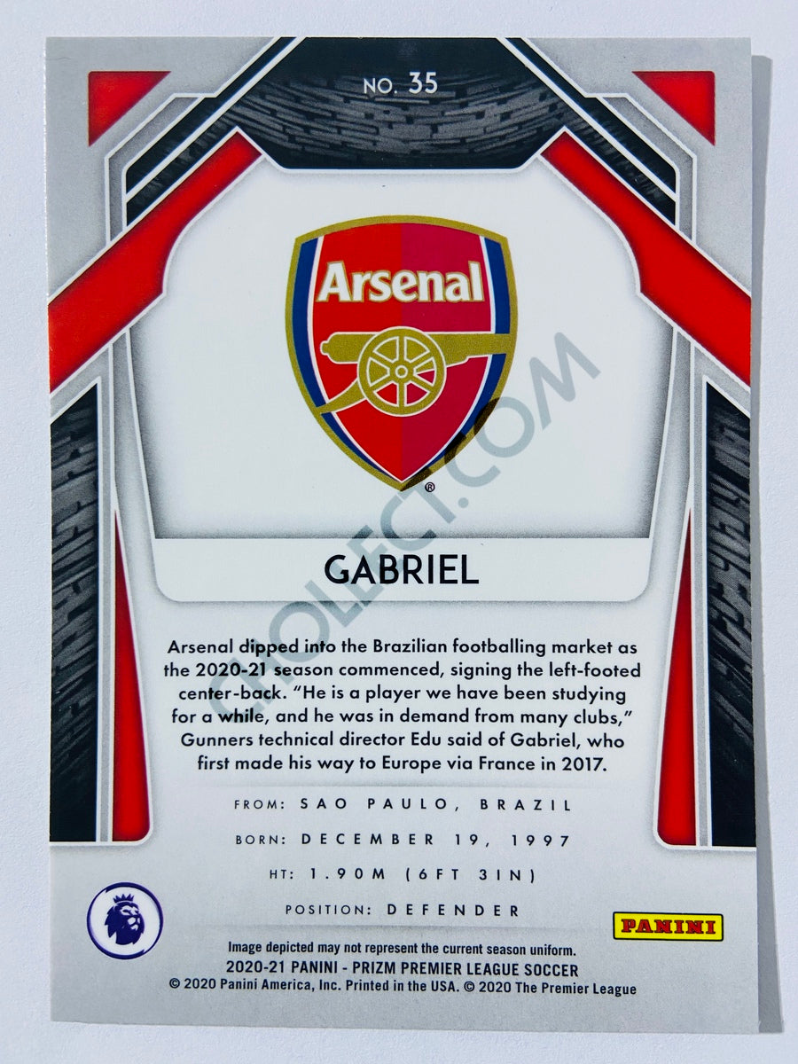 Gabriel - Arsenal 2020-21 Panini Prizm Premier League RC Rookie #35